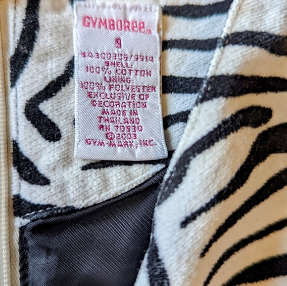 Gymboree Zebra Jumper Dress, Size 9 - Picture 3 of 4